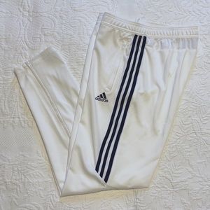 Adidas Tiro Training Pant | White with Black Stripes | Size: Large